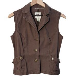 Nori Women's Chocolate Brown Vest M.